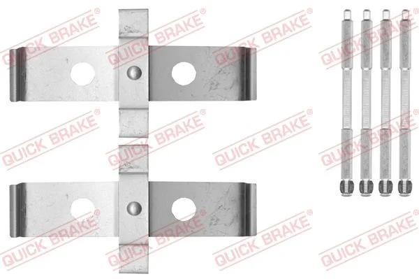 Priedų komplektas, diskinių stabdžių trinkelės QUICK BRAKE 109-1876