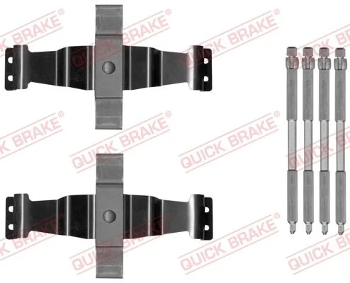 Priedų komplektas, diskinių stabdžių trinkelės QUICK BRAKE 109-1886