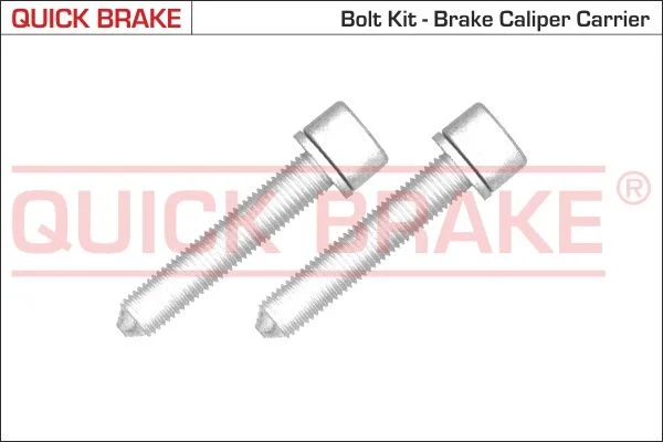 Varžtas, stabdžių apkaba QUICK BRAKE 11612K