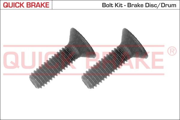 Varžtų komplektas, stabdžių diskas QUICK BRAKE 11622K