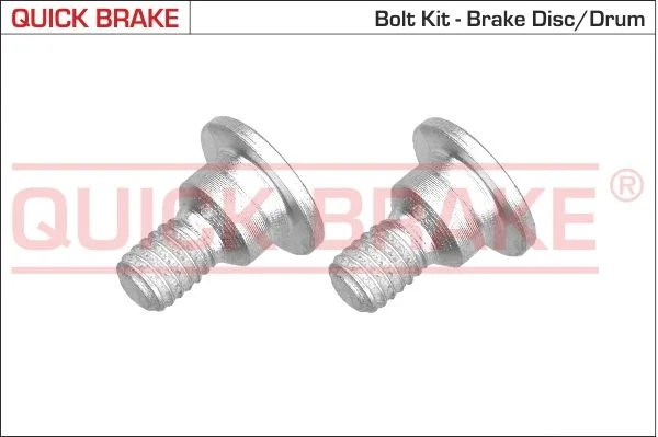 Varžtų komplektas, stabdžių diskas QUICK BRAKE 11660K