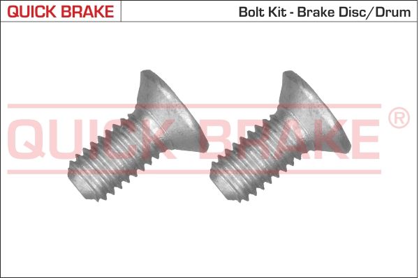 Varžtų komplektas, stabdžių diskas QUICK BRAKE 11671K