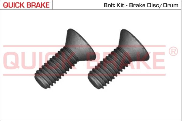 Varžtų komplektas, stabdžių diskas QUICK BRAKE 11676K