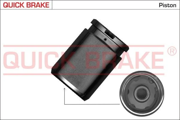 Stūmoklis, stabdžių apkaba QUICK BRAKE 185001MK