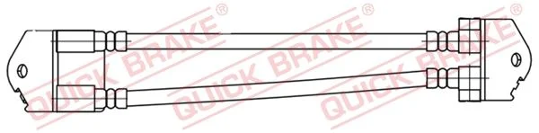 Stabdžių žarnelė QUICK BRAKE 25.006