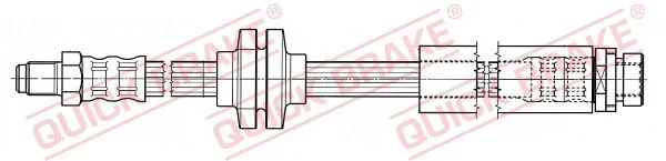 Stabdžių žarnelė QUICK BRAKE 35.902
