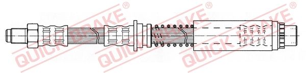 Stabdžių žarnelė QUICK BRAKE 35.903