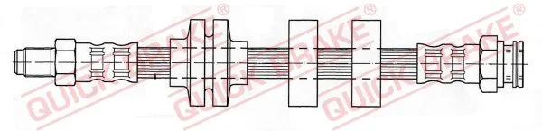 Stabdžių žarnelė QUICK BRAKE 37.904