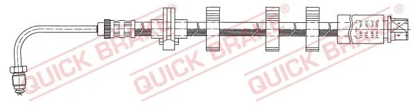 Stabdžių žarnelė QUICK BRAKE 37.908