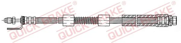 Stabdžių žarnelė QUICK BRAKE 37.928