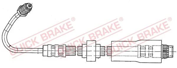 Stabdžių žarnelė QUICK BRAKE 37.930