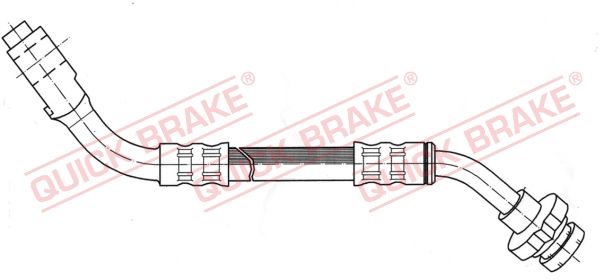 Stabdžių žarnelė QUICK BRAKE 50.025