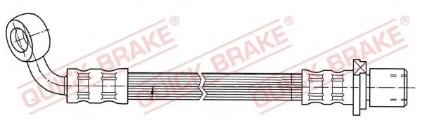 Stabdžių žarnelė QUICK BRAKE 50.059