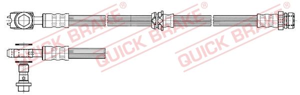 Brake Hose QUICK BRAKE 50.832X