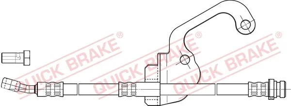 Stabdžių žarnelė QUICK BRAKE 50.838X