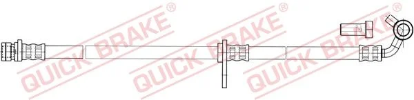 Stabdžių žarnelė QUICK BRAKE 50.843X