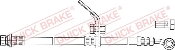 Stabdžių žarnelė QUICK BRAKE 50.844X