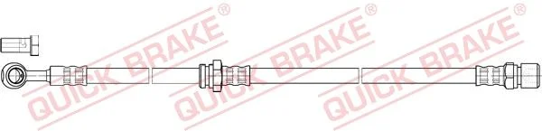 Stabdžių žarnelė QUICK BRAKE 50.850X