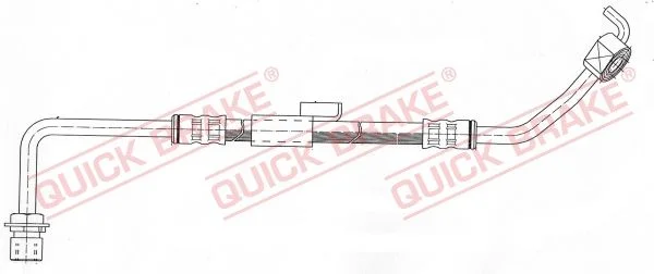 Stabdžių žarnelė QUICK BRAKE 50.946