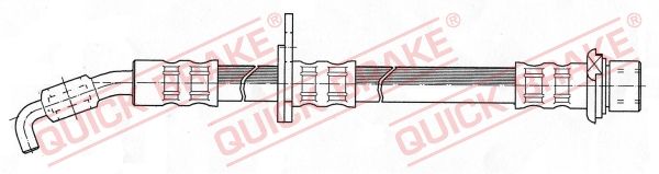 Stabdžių žarnelė QUICK BRAKE 50.973