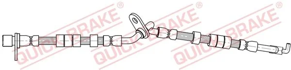 Stabdžių žarnelė QUICK BRAKE 58.802
