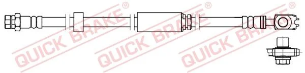 Stabdžių žarnelė QUICK BRAKE 58.871X