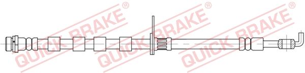 Stabdžių žarnelė QUICK BRAKE 58.878