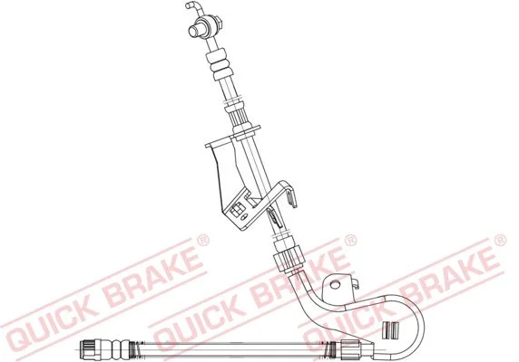 Stabdžių žarnelė QUICK BRAKE 58.887X