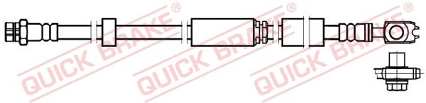 Stabdžių žarnelė QUICK BRAKE 58.892X