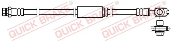 Stabdžių žarnelė QUICK BRAKE 58.893X