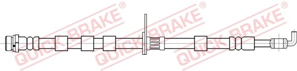 Stabdžių žarnelė QUICK BRAKE 58.896