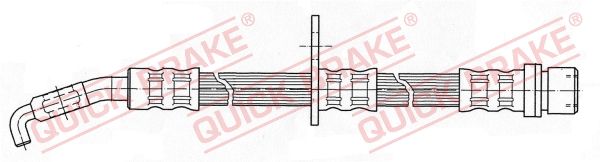 Stabdžių žarnelė QUICK BRAKE 58.945