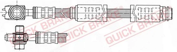 Stabdžių žarnelė QUICK BRAKE 58.962X