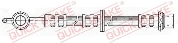 Stabdžių žarnelė QUICK BRAKE 58.966