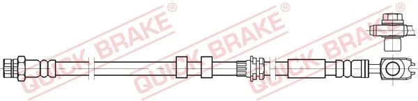 Stabdžių žarnelė QUICK BRAKE 59.801X