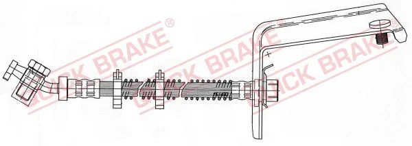 Stabdžių žarnelė QUICK BRAKE 59.917X