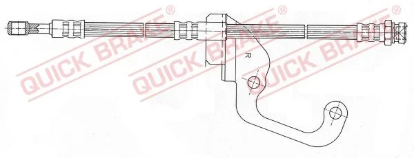 Stabdžių žarnelė QUICK BRAKE 59.921