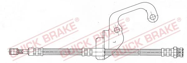 Stabdžių žarnelė QUICK BRAKE 59.922