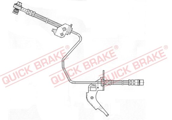 Stabdžių žarnelė QUICK BRAKE 59.959X