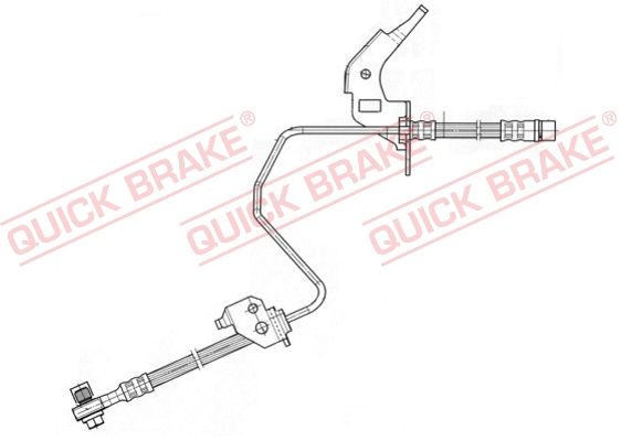 Stabdžių žarnelė QUICK BRAKE 59.960X