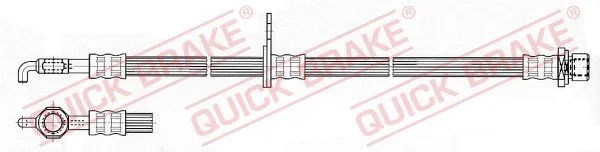 Stabdžių žarnelė QUICK BRAKE 59.964