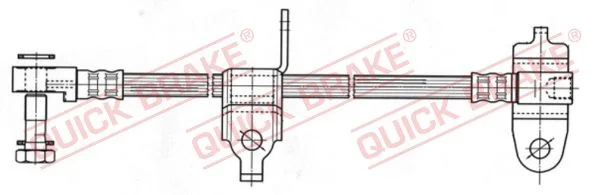 Stabdžių žarnelė QUICK BRAKE 59.976X
