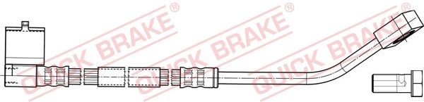 Brake Hose QUICK BRAKE 80.302X