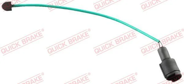 Įspėjimo kontaktas, stabdžių trinkelių susidėvėjimas QUICK BRAKE WS 0107 A
