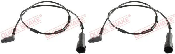 Конт. попер. сигналу, знос гальм. накл. QUICK BRAKE WS 0119 A