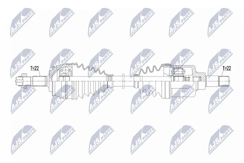Drive Shaft NTY NPW-CT-158