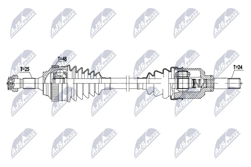 Drive Shaft NTY NPW-CT-165
