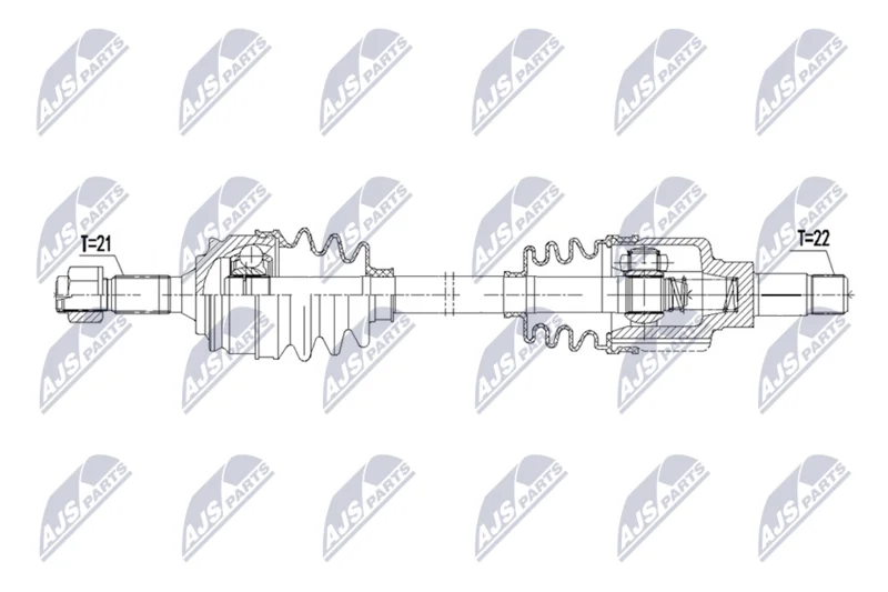 Приводний вал NTY NPW-CT-176