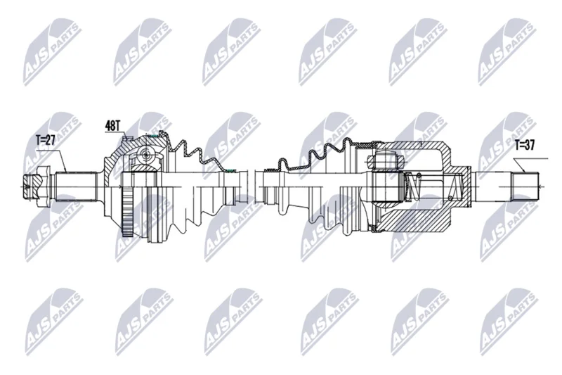 Приводний вал NTY NPW-CT-180