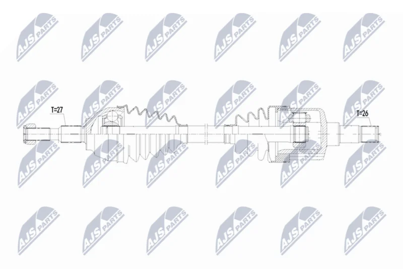 Приводний вал NTY NPW-FR-185